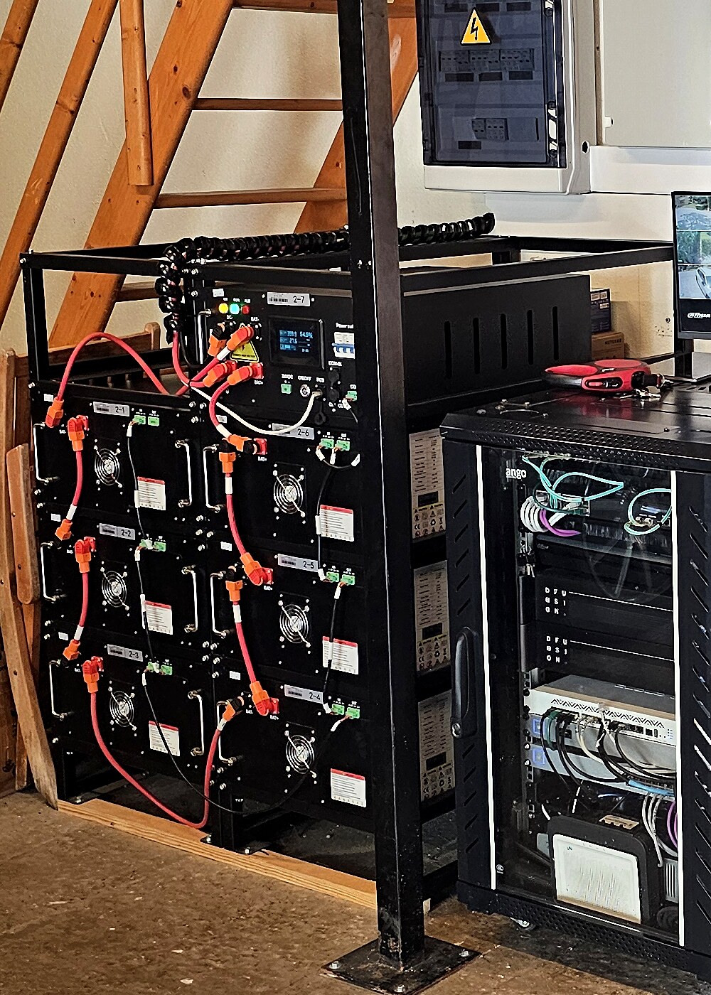 120 kWh lithium-ion battery storage installed at a private villa in Sotogrande